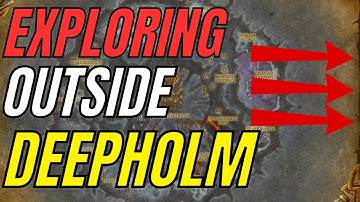 World Of Warcraft: Exploring OUTSIDE Deepholm!