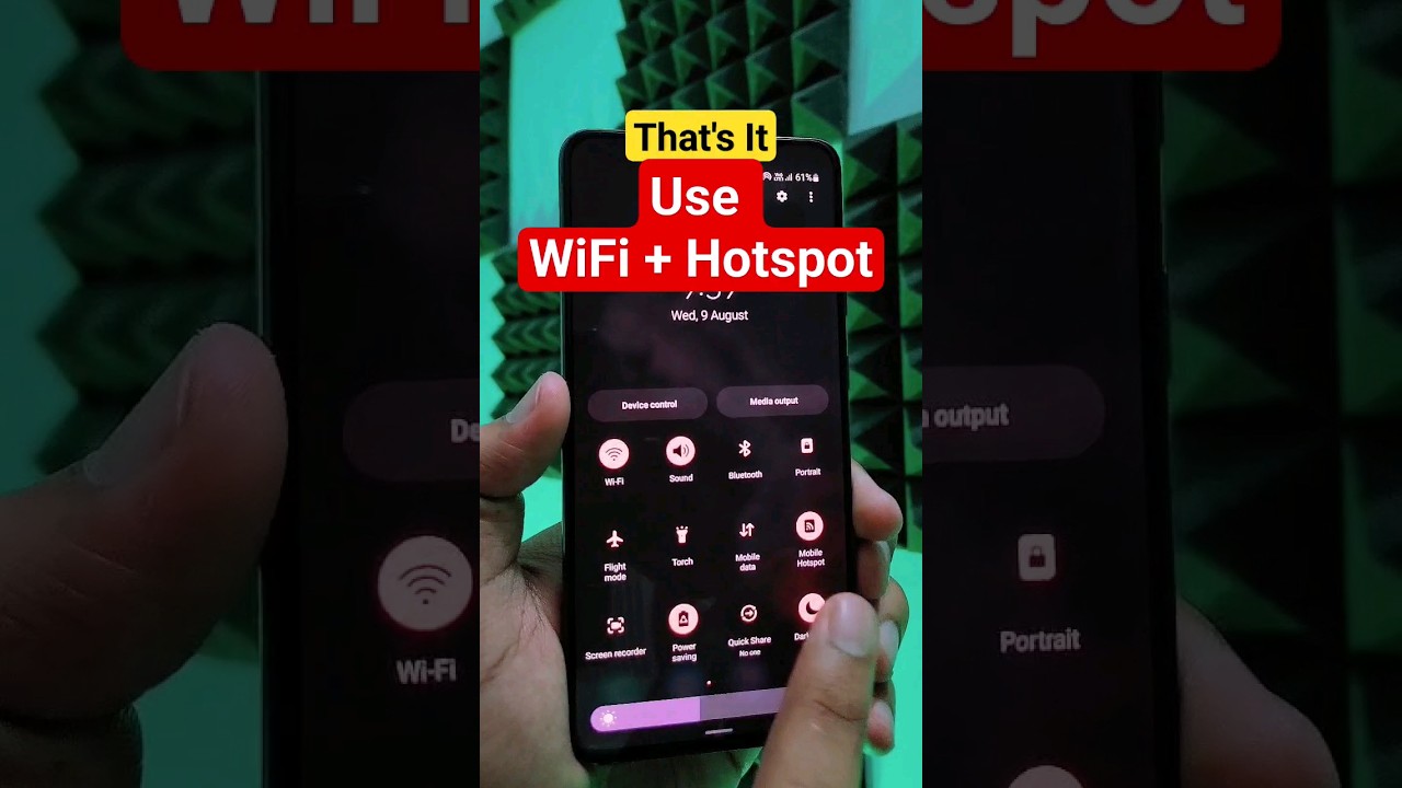 How to use wifi and hotspot at same time 🌟 #shorts #viral