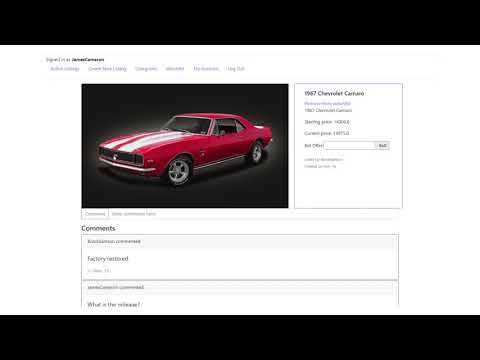 Web50 Project 2 Commerce