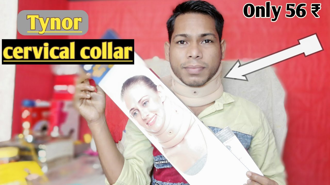 How to wear cervical collar soft,Cervical collar,Tynor cervical collar