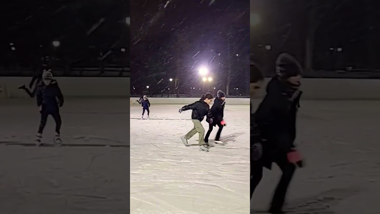 Bucharest, Romania | Night Snow | Winter in January | The First Snow of the New Year 2024