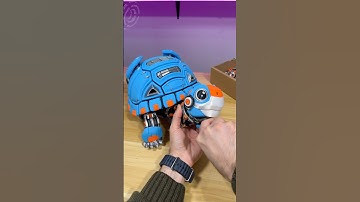 After 94 hours HUGE Robo Tortoise Donatello is 3D printed with bambulab h2d