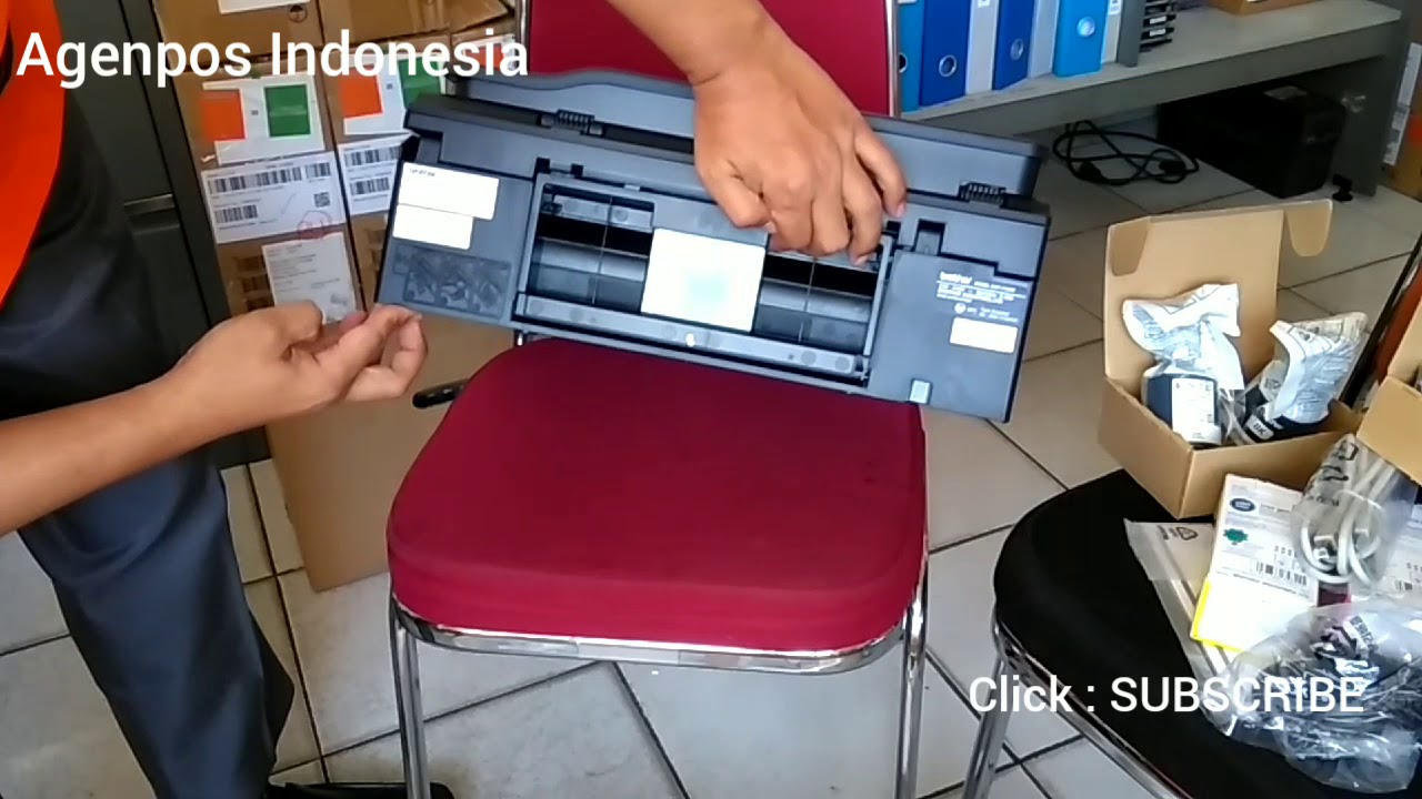 Unboxing Printer Brother Seri DCP-T700W Refill Tank System - YouTube