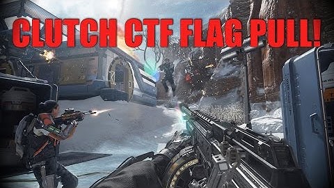 SUPER CLUTCH CTF FLAG PULL | Advanced Warfare CTF Gameplay
