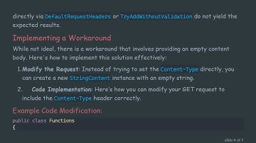 Solving the .NET Core 3.1 HttpClient Header Issue: Adding Content-Type for GET Requests