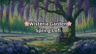 Wisteria Garden Study Music 🌿 | Serene Forest Views - Relaxing Anime Lofi for Deep Focus & Reading