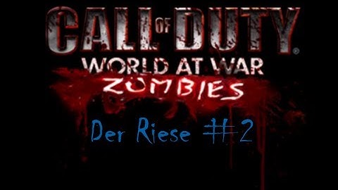 Cod Zombies.. The Story Behind It All..(Der Riese Part 2 HD*1080p*)