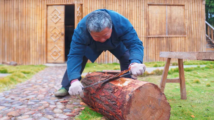 Chinese Master Carpenter Made A Toy Car Out Of Wooden Stakes For Grandson#carpenter#toy#carpentry - DayDayNews