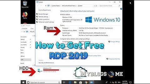 How to get free windows vps 2019 (Free RDP 2019) | Full Guide by Myblogs.me
