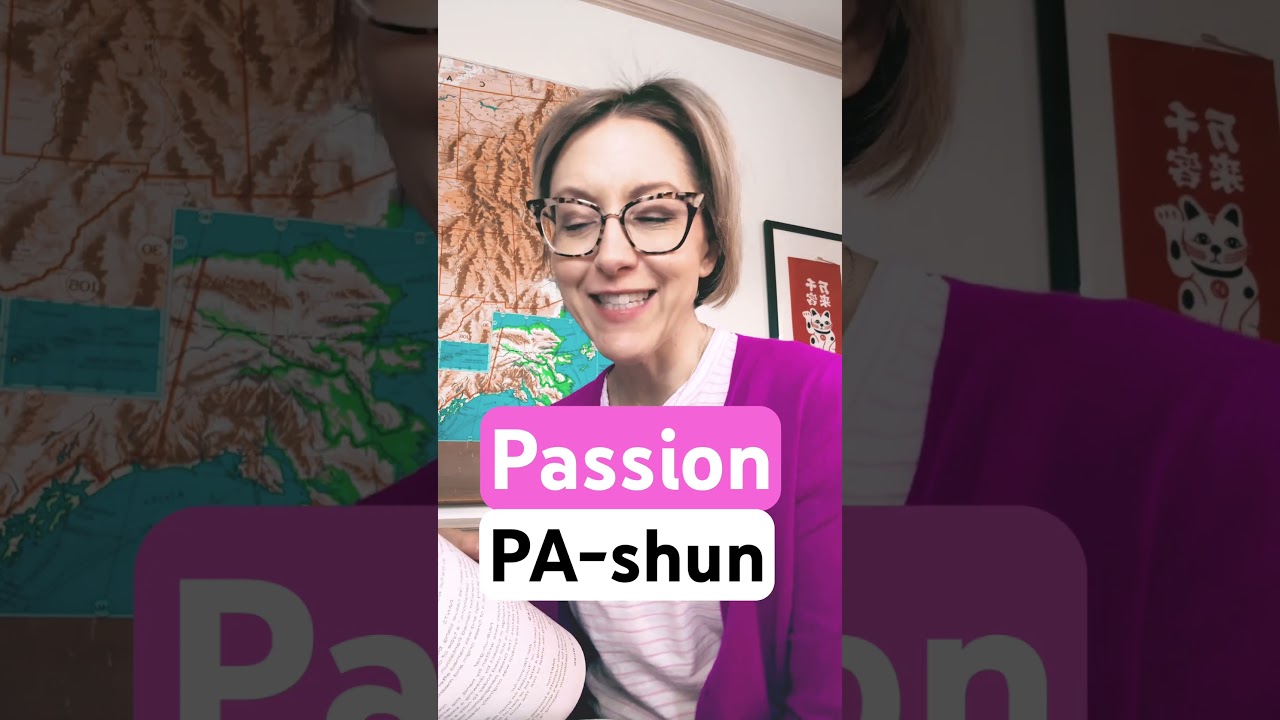 How to pronounce PASSION - Quick #English Pronunciation  #SHORTS Mini Lesson