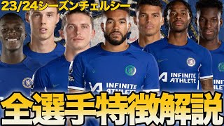 【選手紹介】23/24シーズンチェルシー全選手特徴がっつり解説