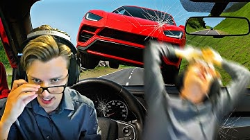 BeamNG but you watch your dad
