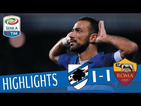 Sampdoria - Roma 1-1 - Highlights - Giornata 3 - Serie A TIM 2017/18