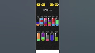 cups water sort puzzle level 144