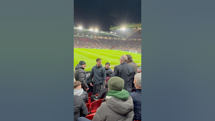 Fight breaks out at Old Trafford Manchester United vs Rangers #fight #football #fans #manutd #ranger