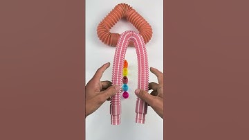 Creating ASMR Crunchy mini POP #diy #satisfyingvideos #relaxing #creative #oddasmr #asmrvideos #toys