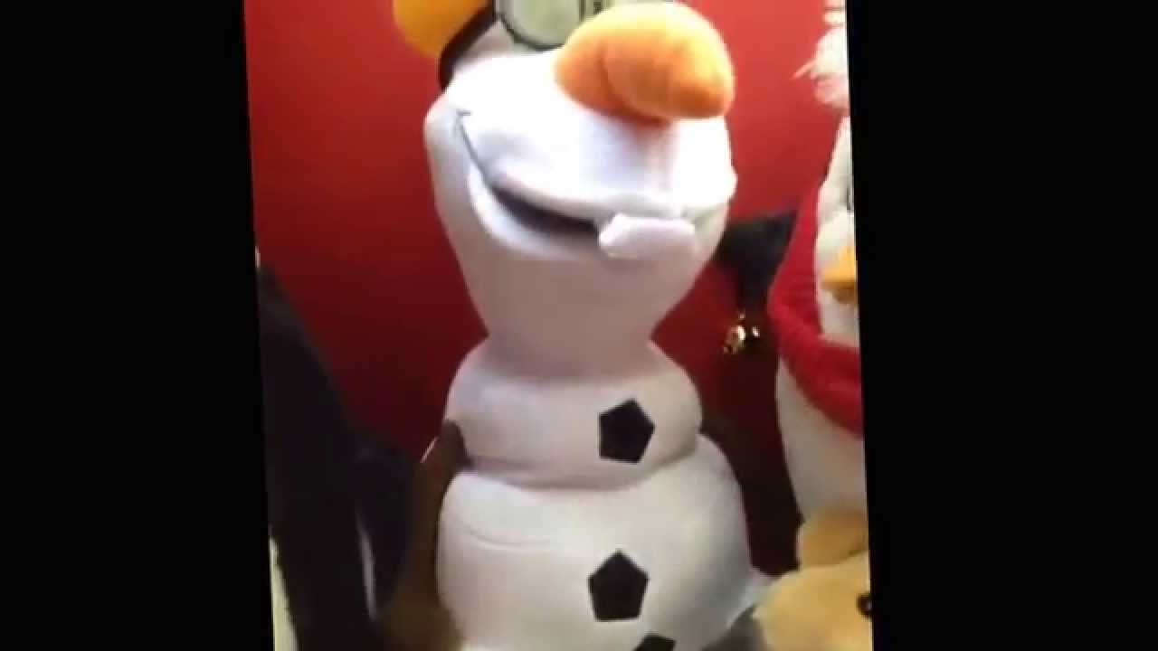Funny Olaf singing