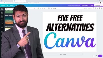 Top 5 Free CANVA alternatives to get more inspiration and ideas | best graphic design tools