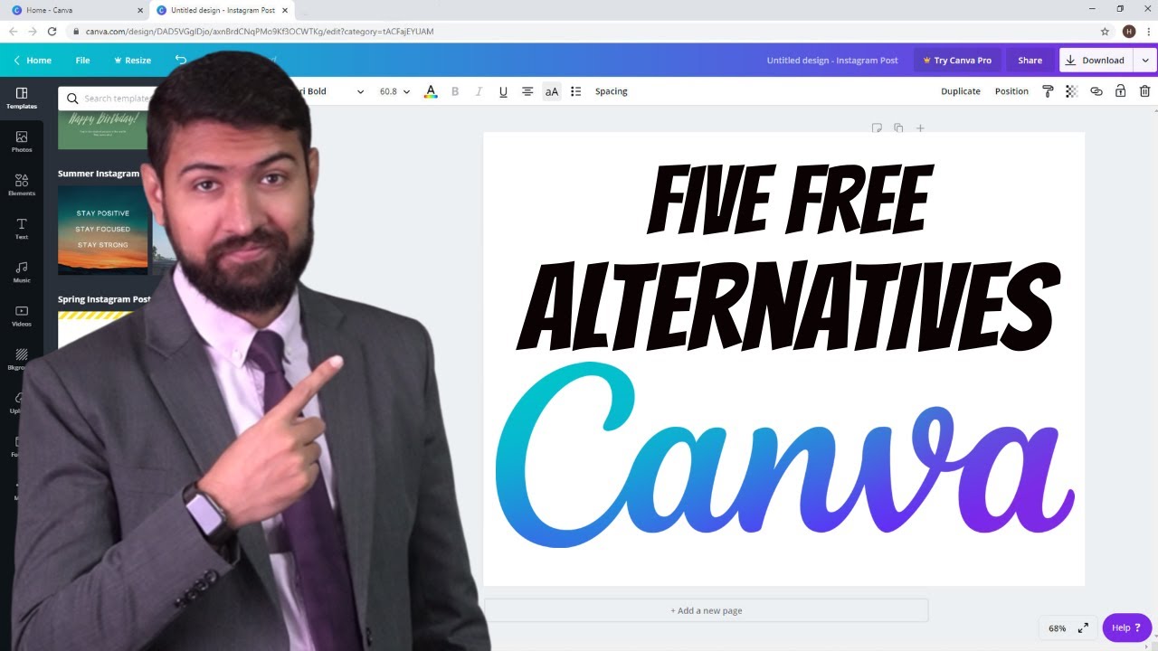 Top 5 Free CANVA alternatives to get more inspiration and ideas | best ...