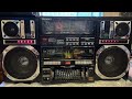 Promax j1 super jumbo vintage 80s boombox ghettoblaster radio raheem