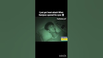 When Namjoon opened his eyes 💀😱 #bts #btsmember #btsarmy #btsshorts #namjoon #rm #btstrending #fyp