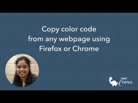 How to copy Color Code from any Web Page using Firefox or Chrome
