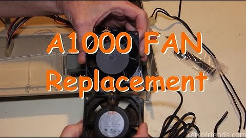 Amiga 1000 Power Supply Fan Replacement