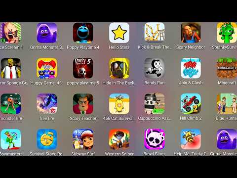 Roblox,Great School Breakout,Circus Of Monster,Poppy Playtime Chapter 5,Free Fire,Hello Neighbor,...
