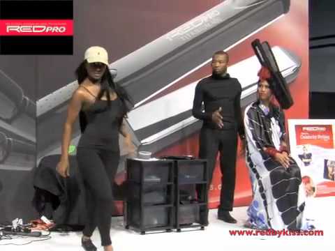 Janet Jackson at Kiss Red Pro Booth at Bronner Brothers
