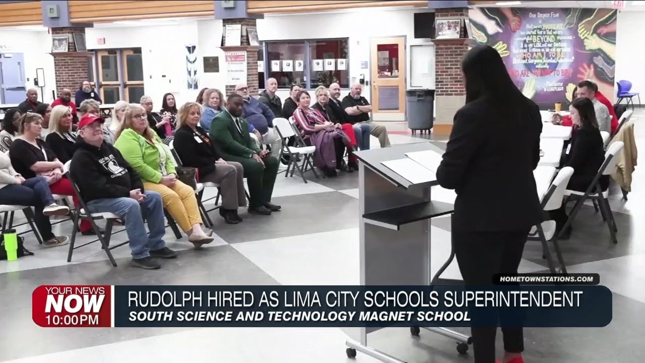 Andre Rudolph hired as new Superintendent of Lima City Schools - YouTube