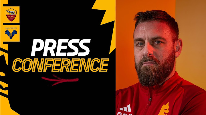 🟨 LIVE 🟥 La prima conferenza stampa di Daniele De Rossi da allenatore della Roma