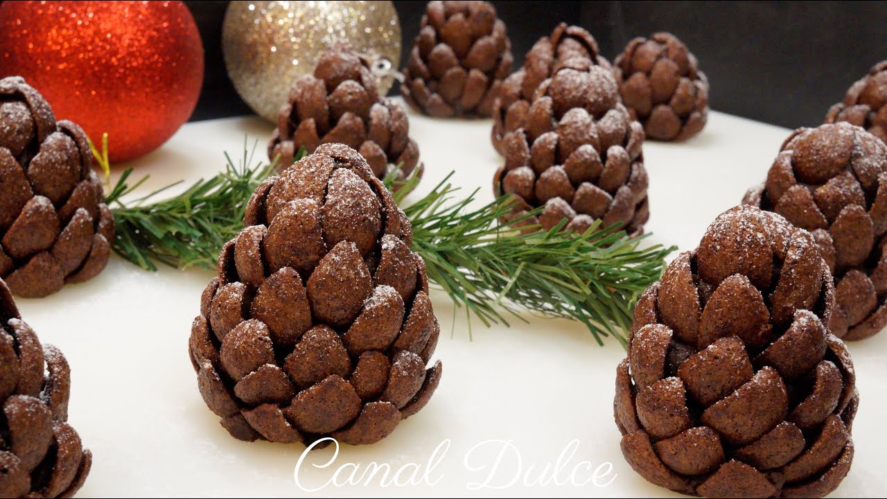 PIÑAS DULCES POSTRE NAVIDEÑO RECETA FÁCIL , RÁPIDA Y SIN HORNO - YouTube