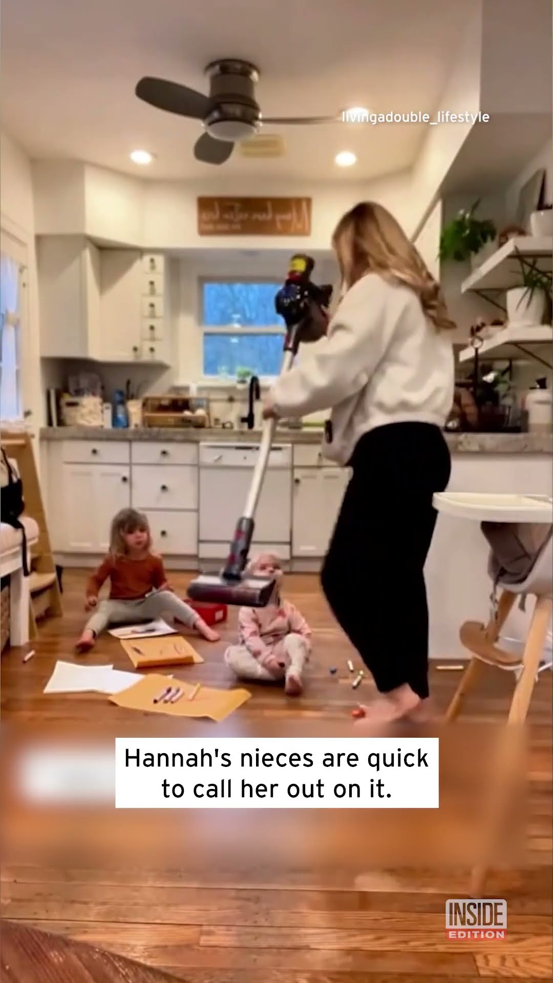 Identical Twin Sisters Swap Places to See if Their Kids Notice #shorts