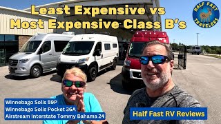 Apples to Oranges? Comparing the Most & Least Expensive Class B Vans