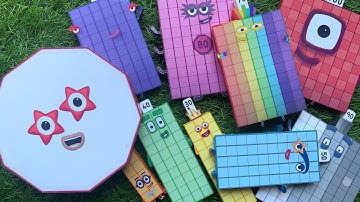 Looking for Numberblocks NEW 100 440 Puzzle Tetris Shape ASMR  | Numberblocks Satisfying Video