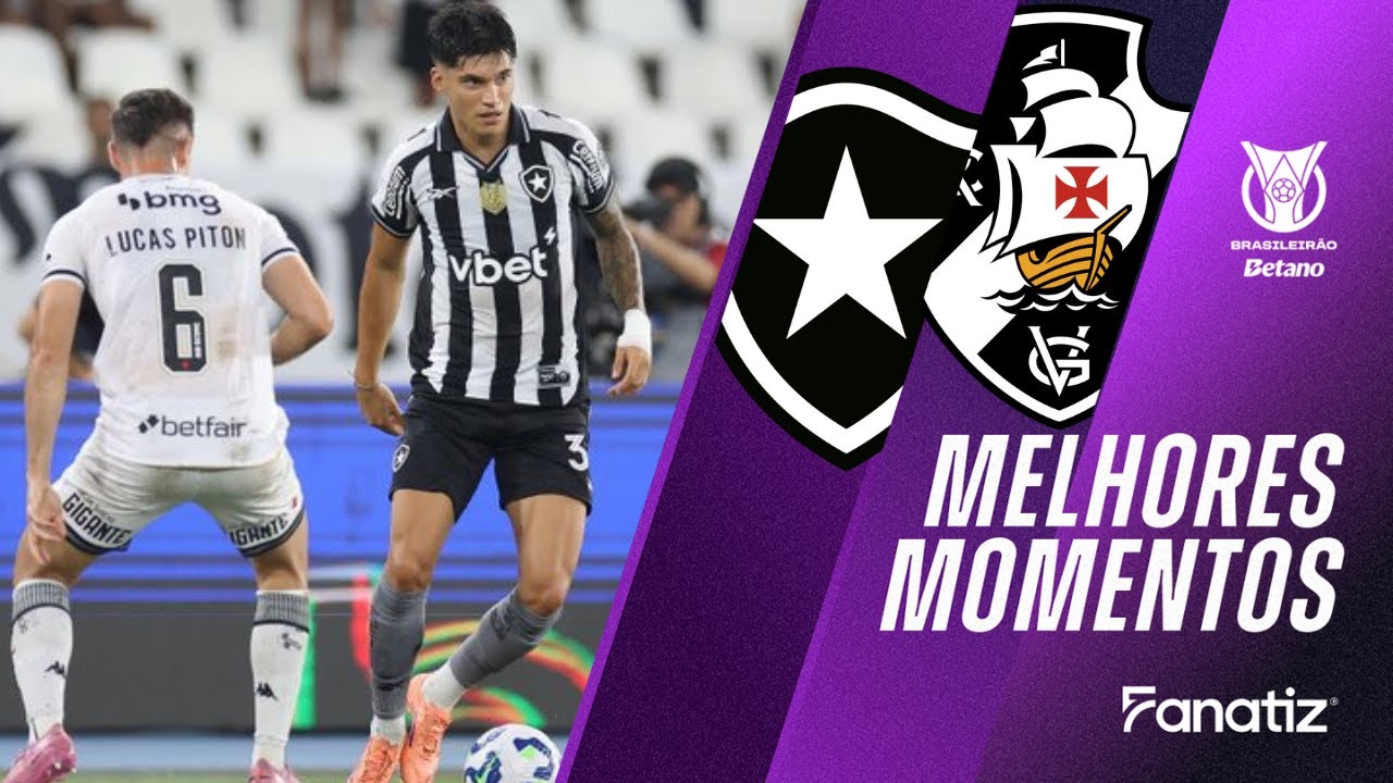 Botafogo 3x0 Vasco da Gama I Melhores momentos I Brasileirão 2025 - YouTube