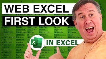 Excel - First Look at Excel in a Browser - Excel Online  - Episode 1189