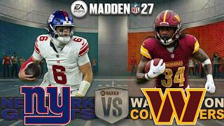 New York Giants vs Washington