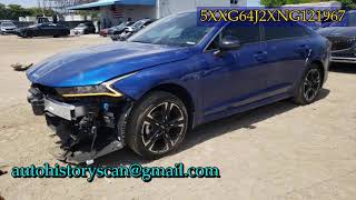 5XXG64J2XNG121967 Kia K5 2022