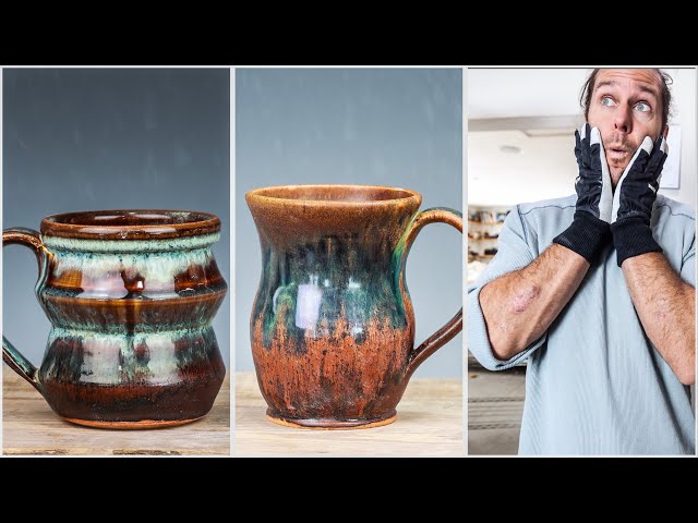 GLAZE KILN OPENING - Using Potter's Choice, Mayco, Spectrum