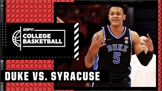 Duke Blue Devils vs. Syracuse Orange | Full Game Highlights