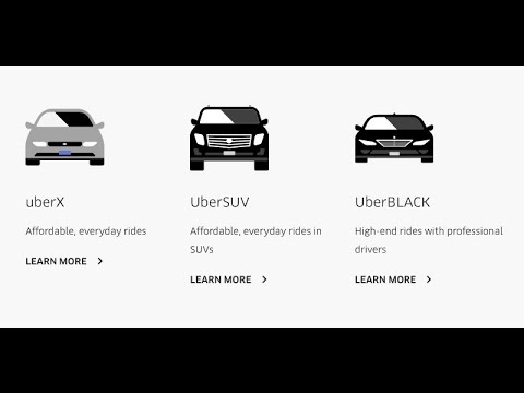 Video: Siv Uber, Lyft thiab Sidecar hauv LA