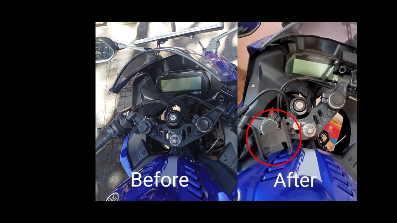 Best mobile holder for R15 V3 How to install mobile holder on R15 V3