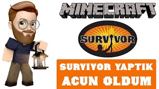 ACUN OLDUM (Minecraft Survivor Türkçe Oyun)