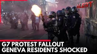 Anti-G7 Protest Sparks Property Damage Across Parts of Geneva | G7 Protests | World News