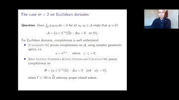 International Zoom Inverse Problems Seminar, Jan 21, 2021, Ali Feizmohammadi (UCL)