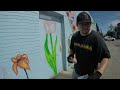 Graffiti mural  street help 2022