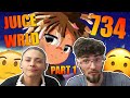 Me and my sister listen to Juice WRLD - 734 (OG) Part 1 (Reaction)