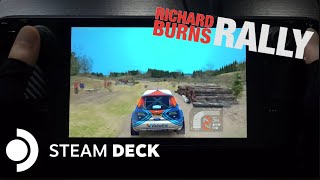 Richard Burns Rally on Steam Deck (SteamOS, Vanilla physics)