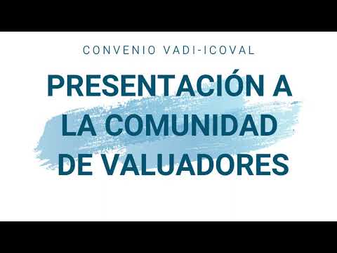 00-Presentación a la comunidad de valuadores